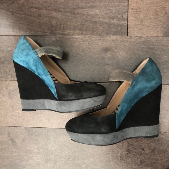 Splendid 4.5” tri-colour wedges - Picture 4 of 5